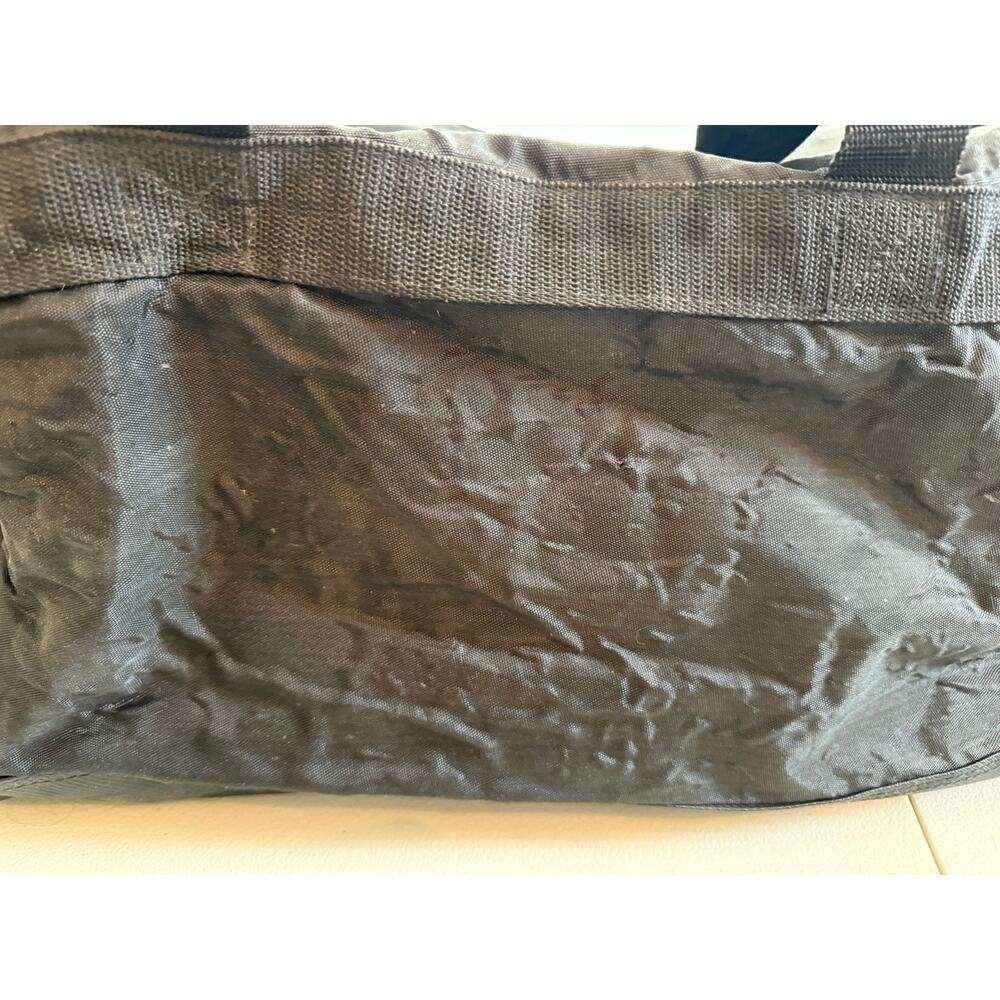 Vintage 90s TYR H20 Max Swim Fitness Duffle Bag Athlete Travel Gym Bag Black - Picture 4 of 16
